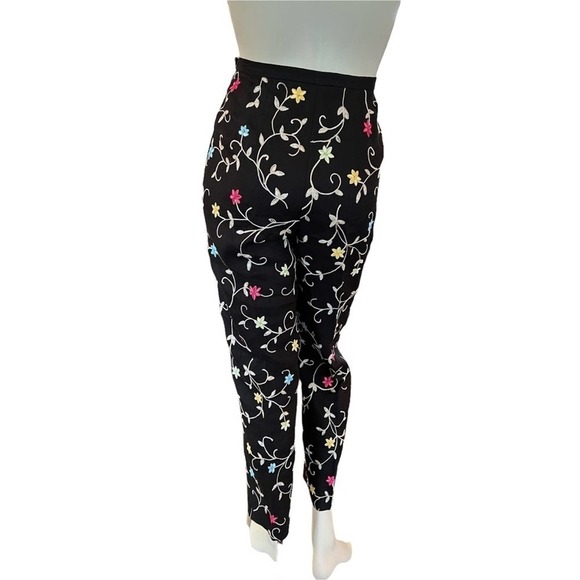 Talbots black linen pants size 8 - Picture 8 of 9